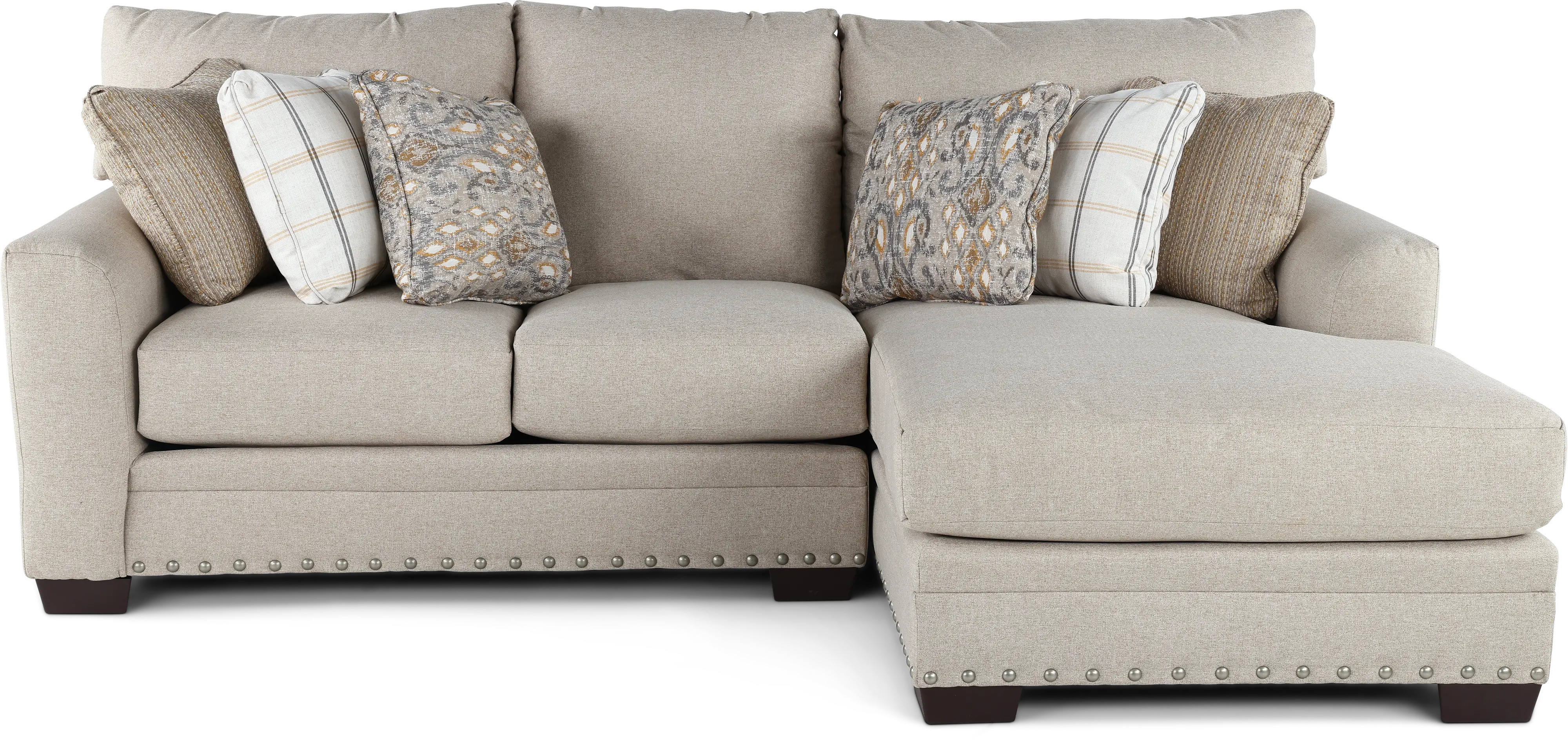 Middleton Beige 2 Piece Chaise Sectional