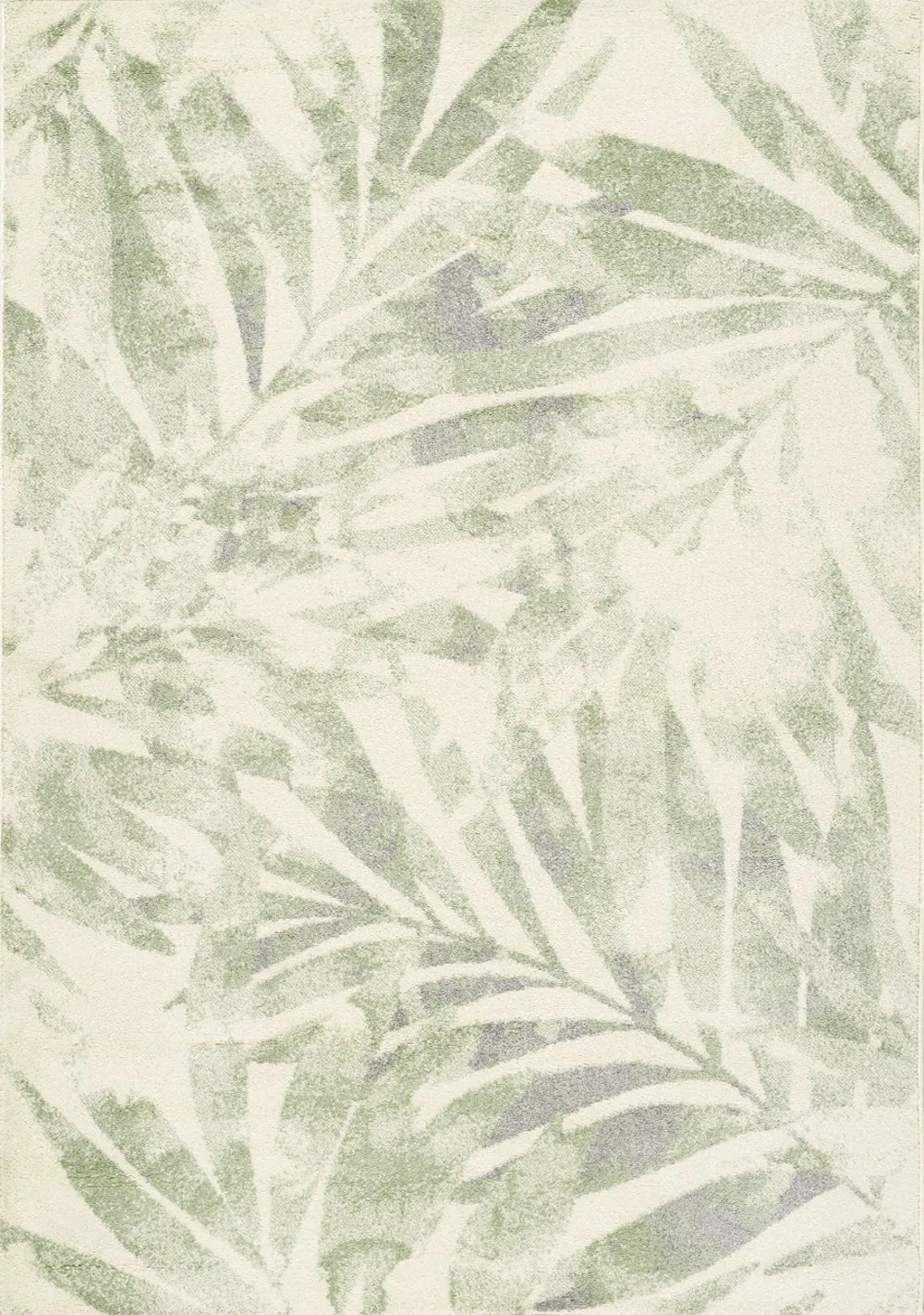 Focus 5 x 8 Botanical Cream Green Area Rug