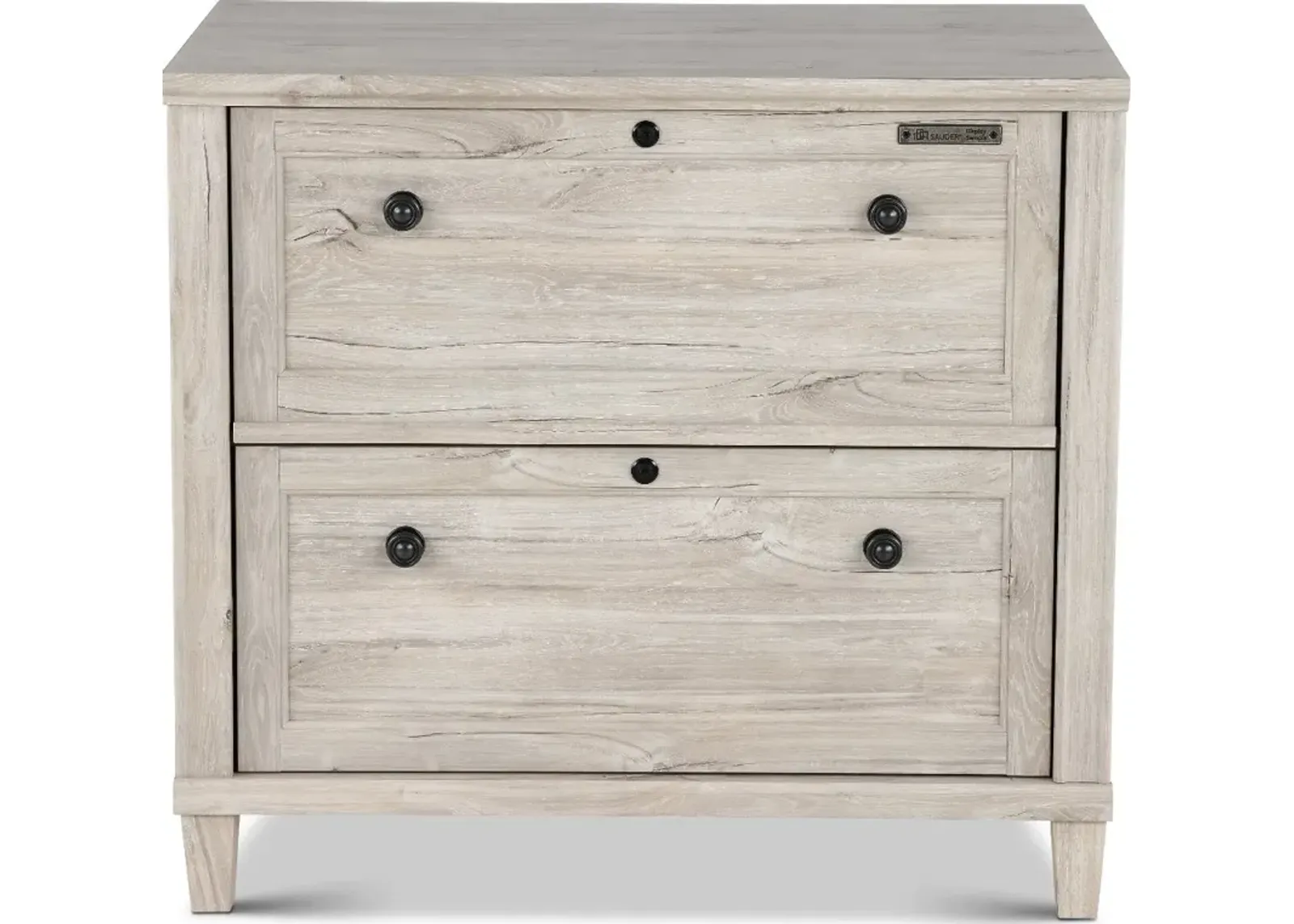 Hammond Chalk Oak Lateral File Cabinet