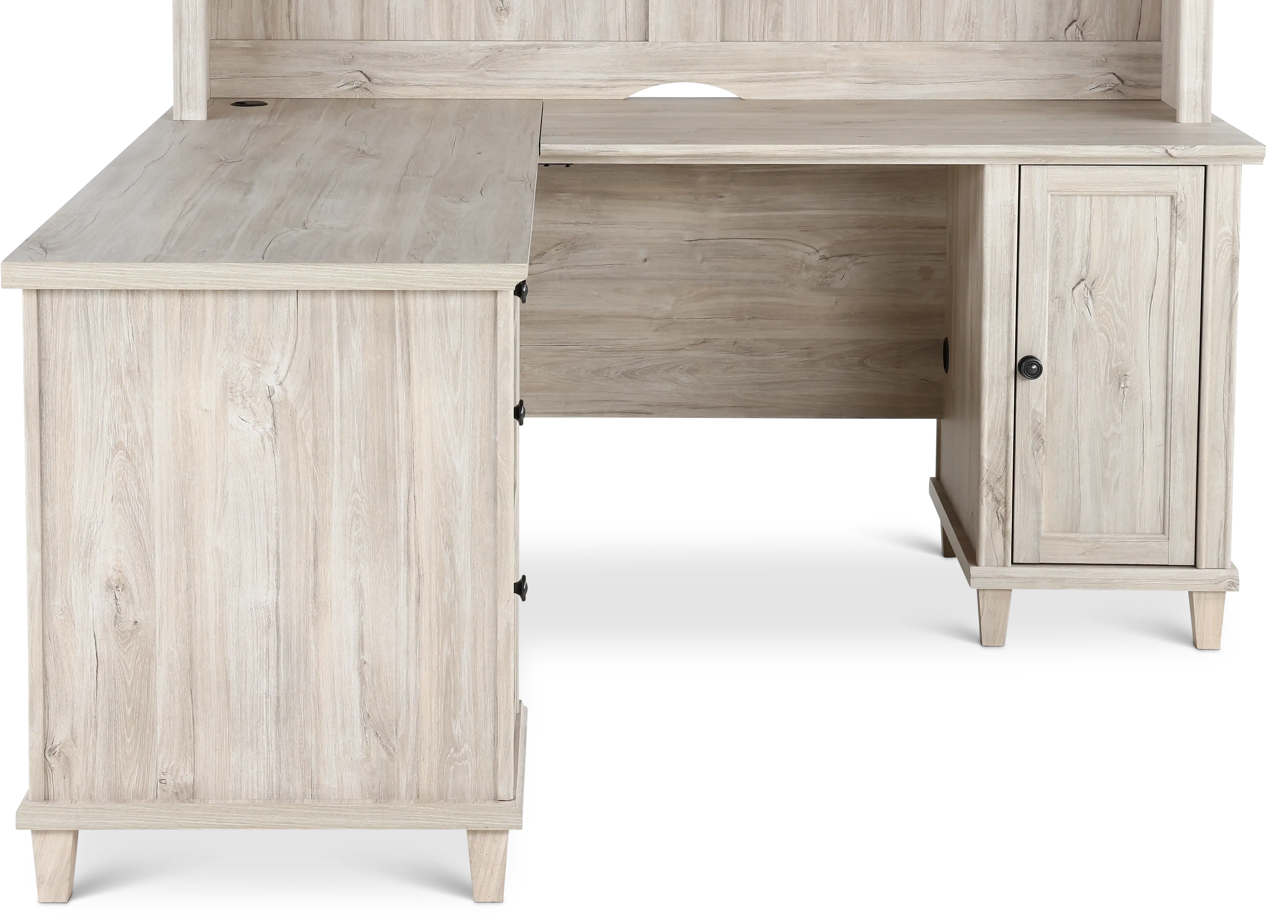 Hammond Chalk Oak L-Desk