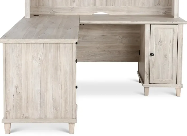 Hammond Chalk Oak L-Desk