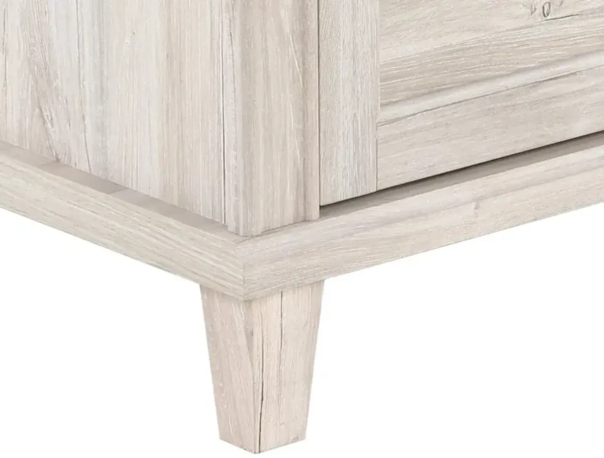 Hammond Chalk Oak L-Desk and Hutch