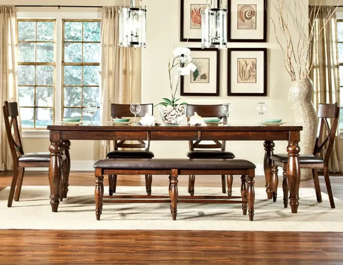 Kingston Brown 6 Piece Dining Set