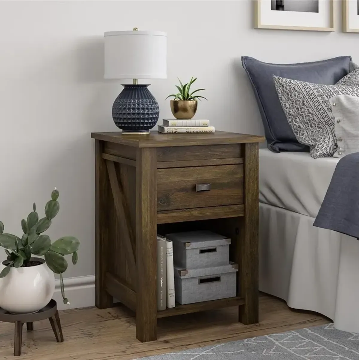 Farmington Rustic Nightstand