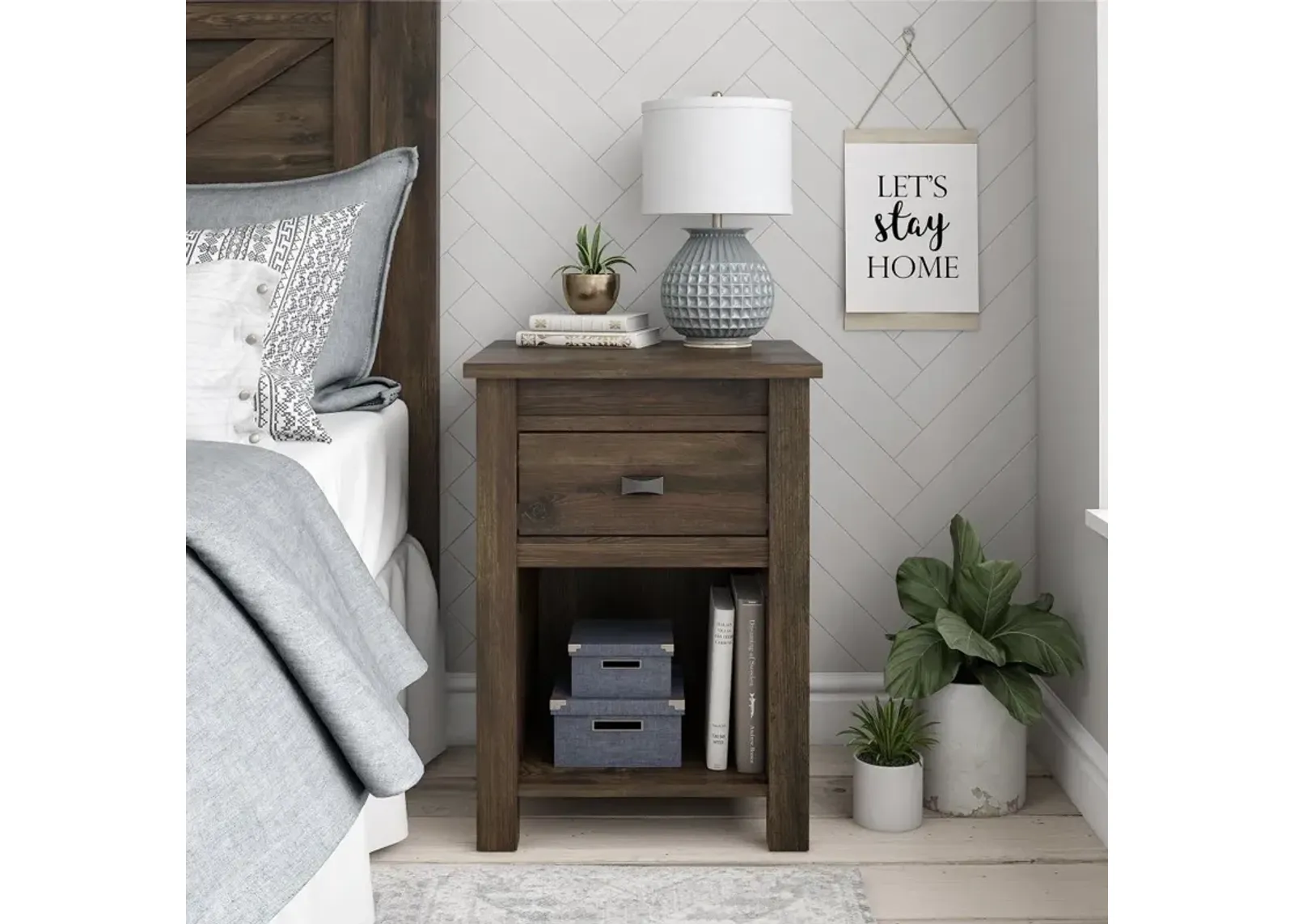 Farmington Rustic Nightstand