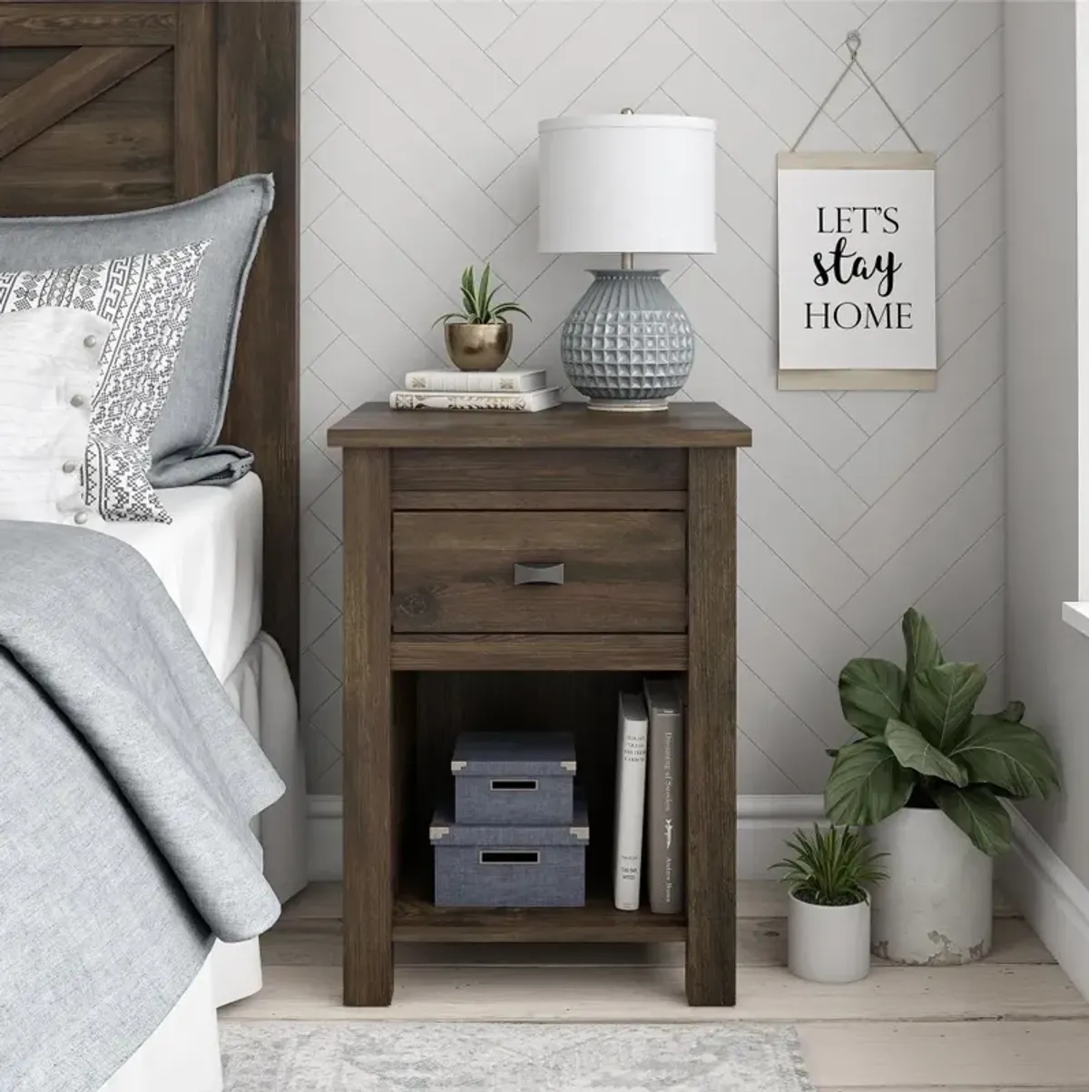 Farmington Rustic Nightstand