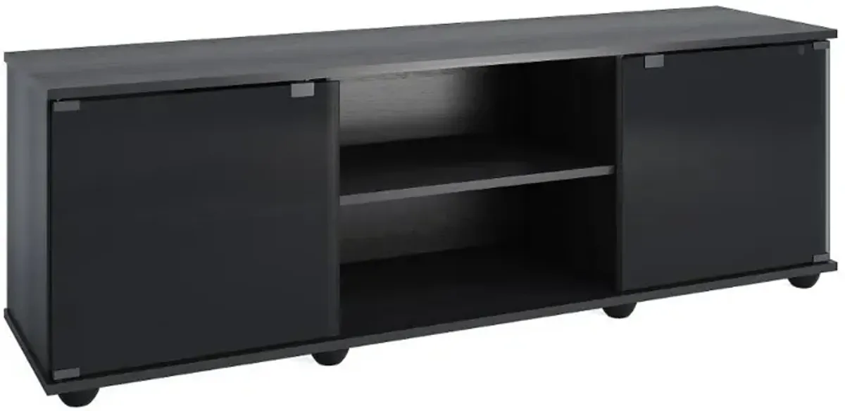 Fiji Black Wooden TV Stand
