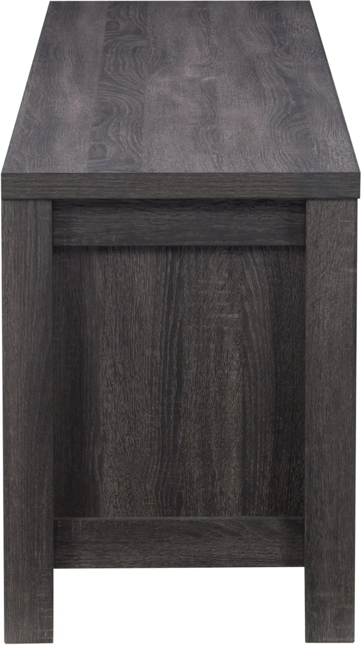 Hollywood Contemporary 71" Dark Grey TV Cabinet