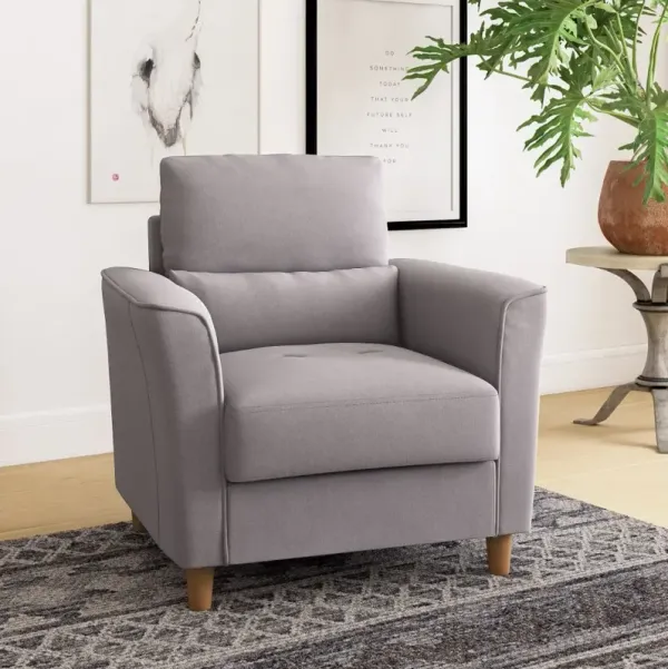 Georgia Light Gray Accent Chair