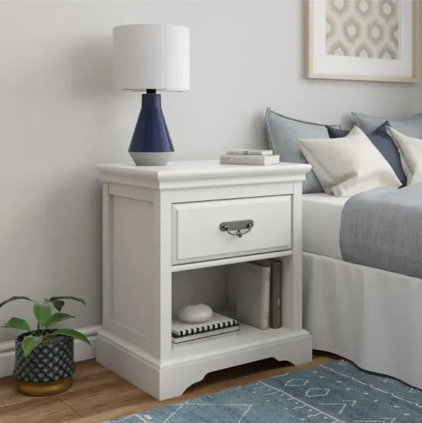 Bristol Traditional White Nightstand