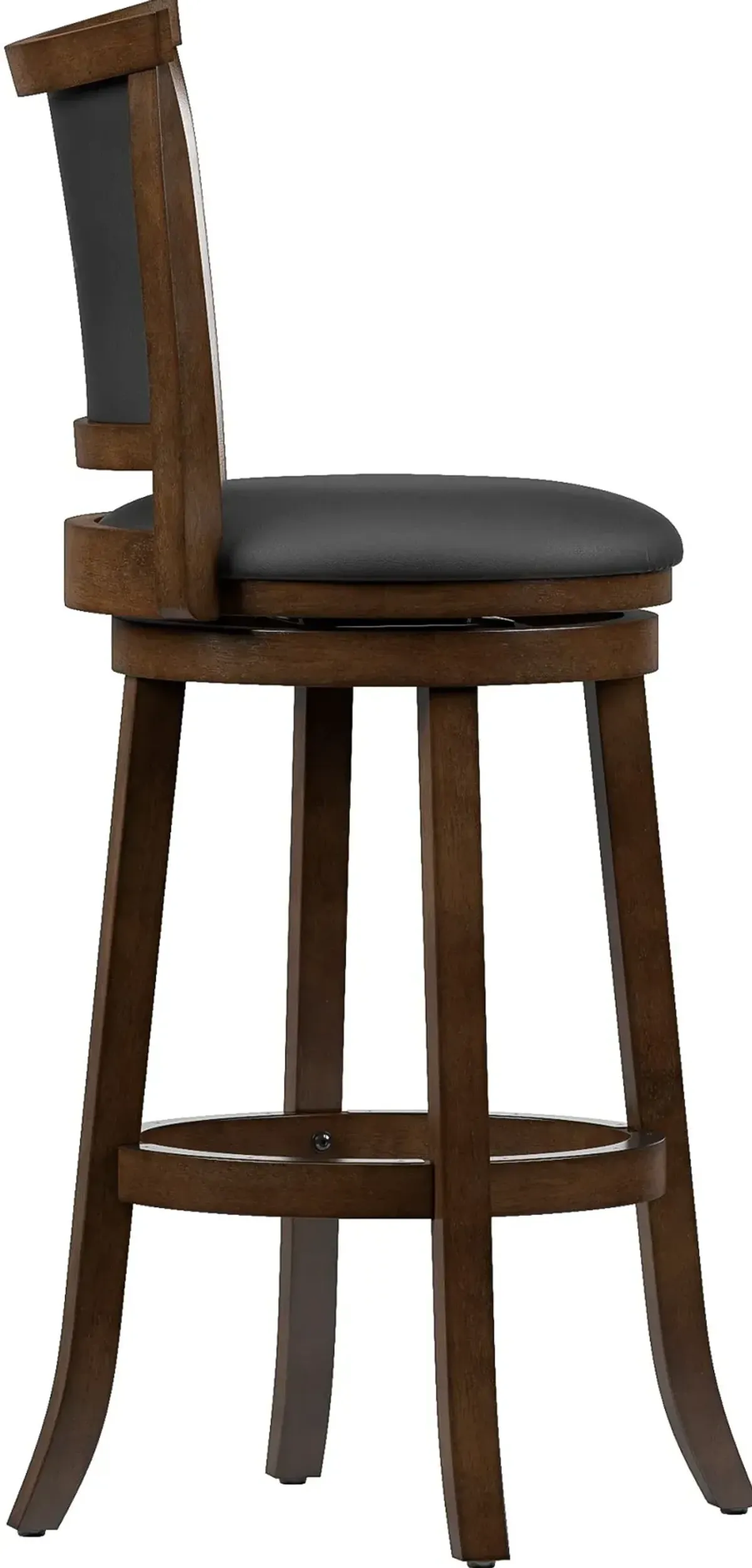 Woodgrove Black Swivel Bar Stool, Set of 2