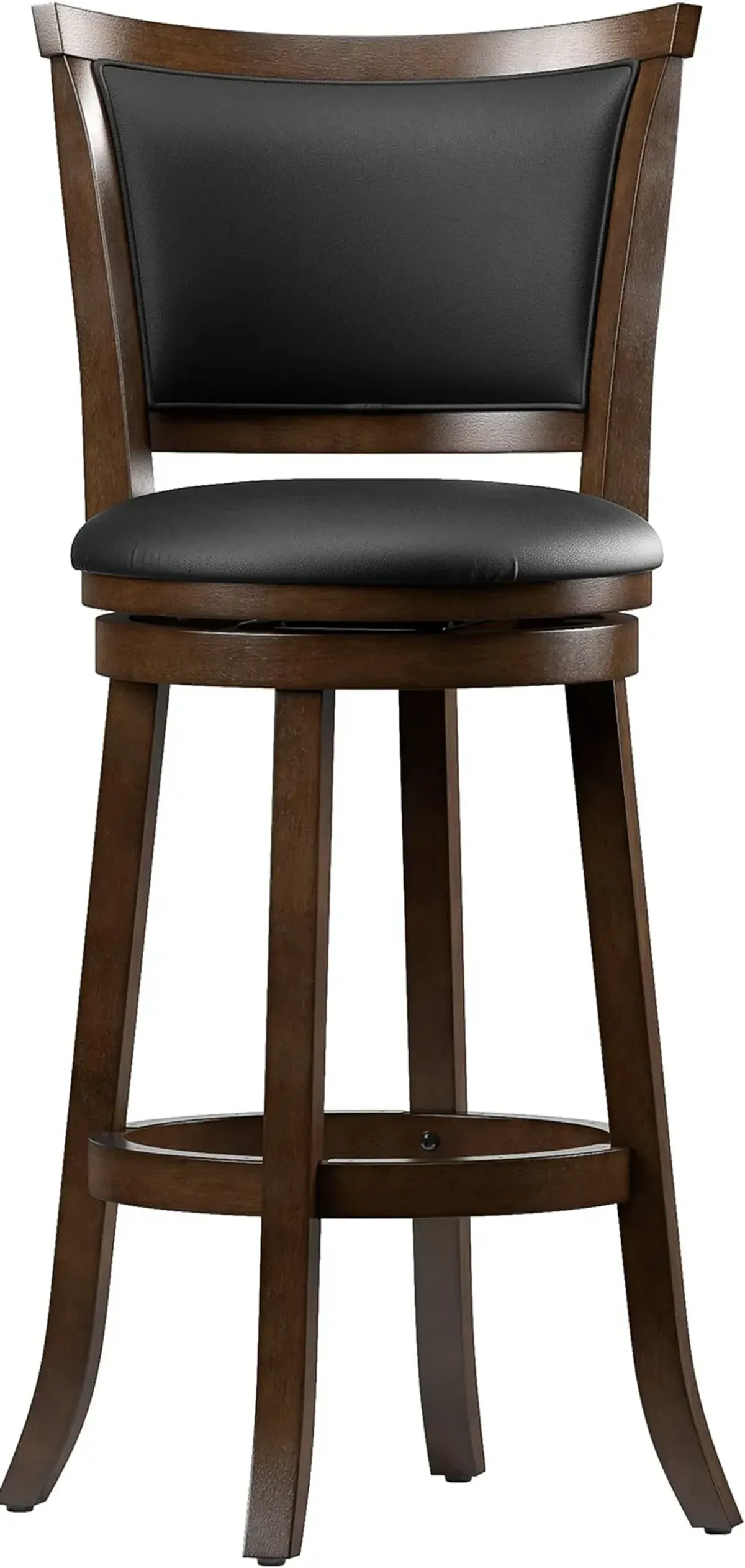 Woodgrove Black Swivel Bar Stool, Set of 2