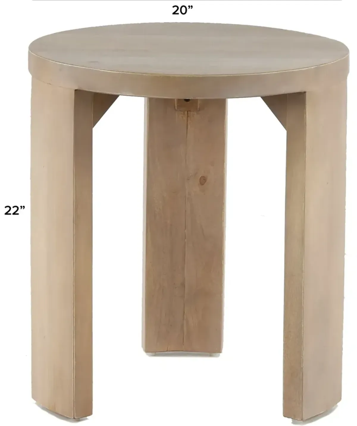 Caden Misted Ash End Table