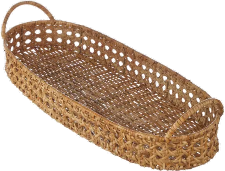 Oval Natural Woven Tray