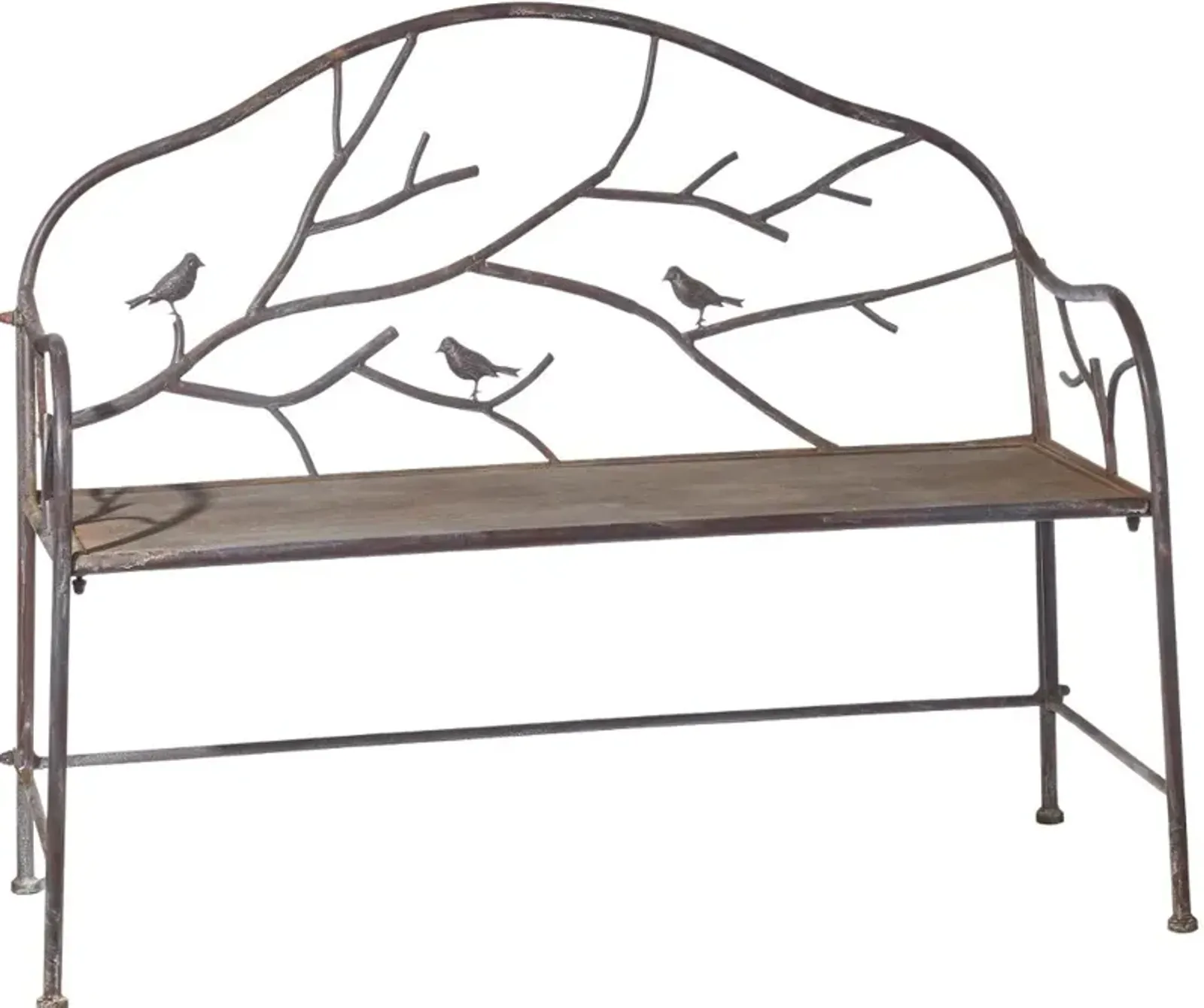 46 Inch Birds on Branch Bench