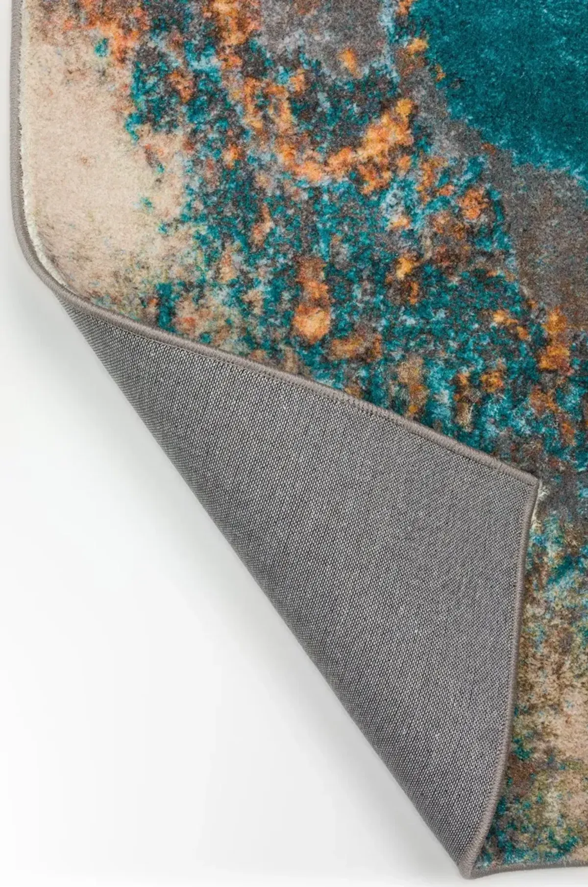 Brisbane 8 x 10 Teal Moonstruck Area Rug