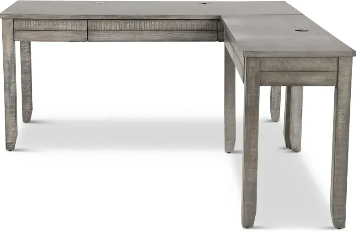 Tustin Greystone L-Desk