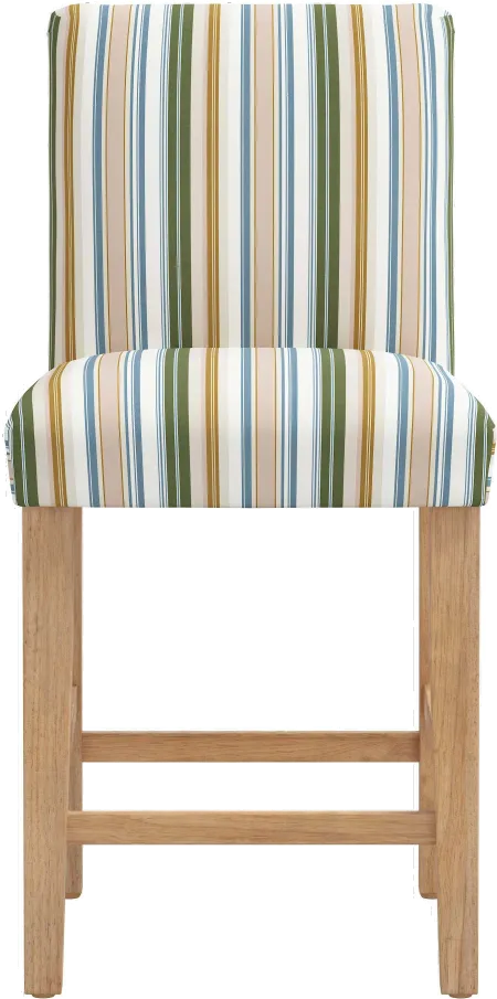 Owen Multicolor Stripe Counter Stool - Skyline Furniture