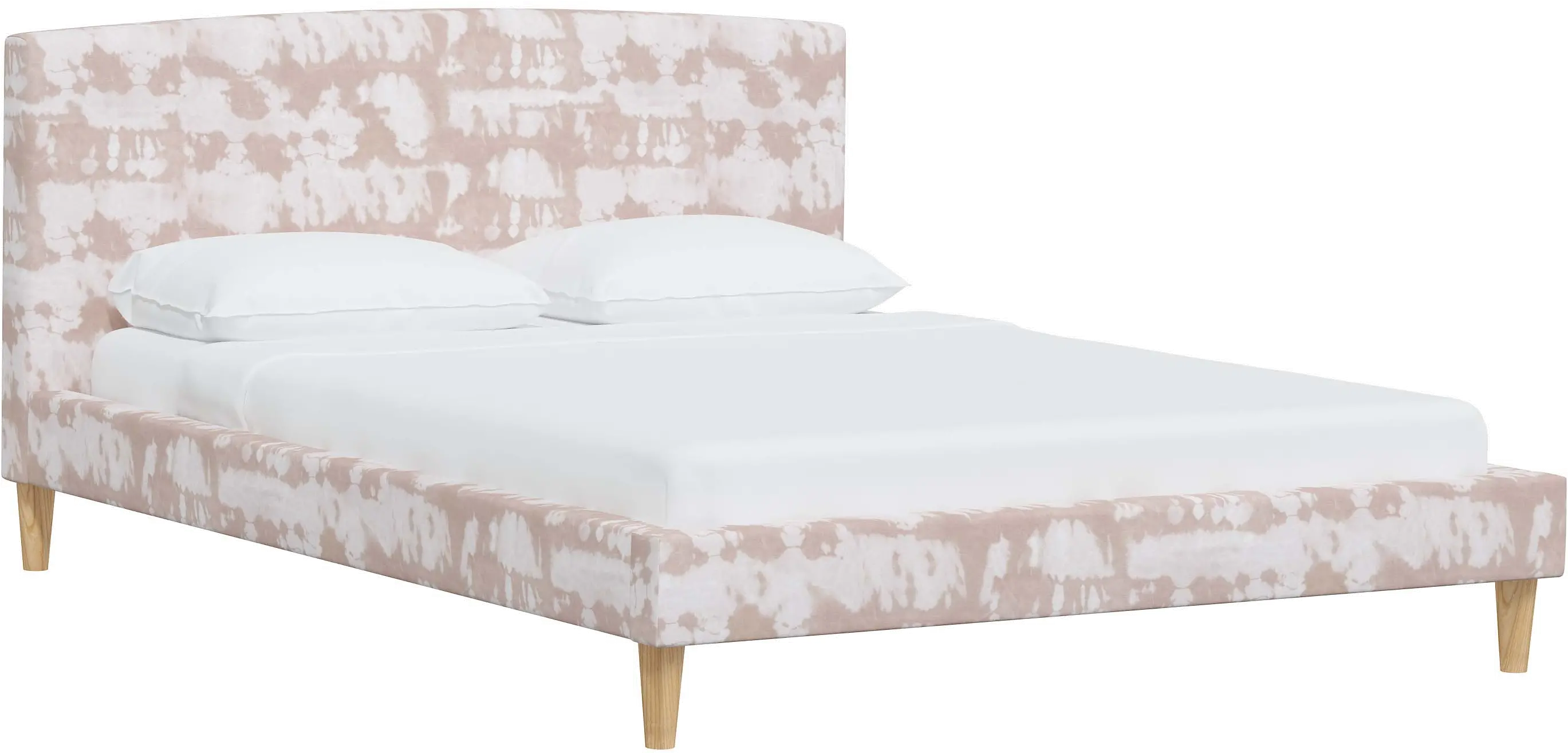 Paige Blush Reverse Tie-Dye Twin Platform Bed - Skyline Furniture