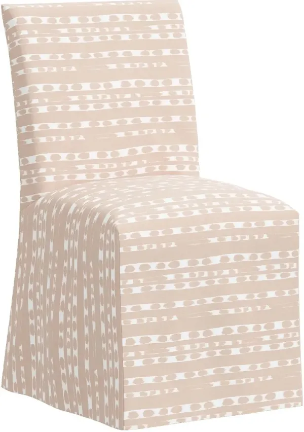 Kimberly Himari Soft Pink Slipcover Dining Chair - Skyline Furniture