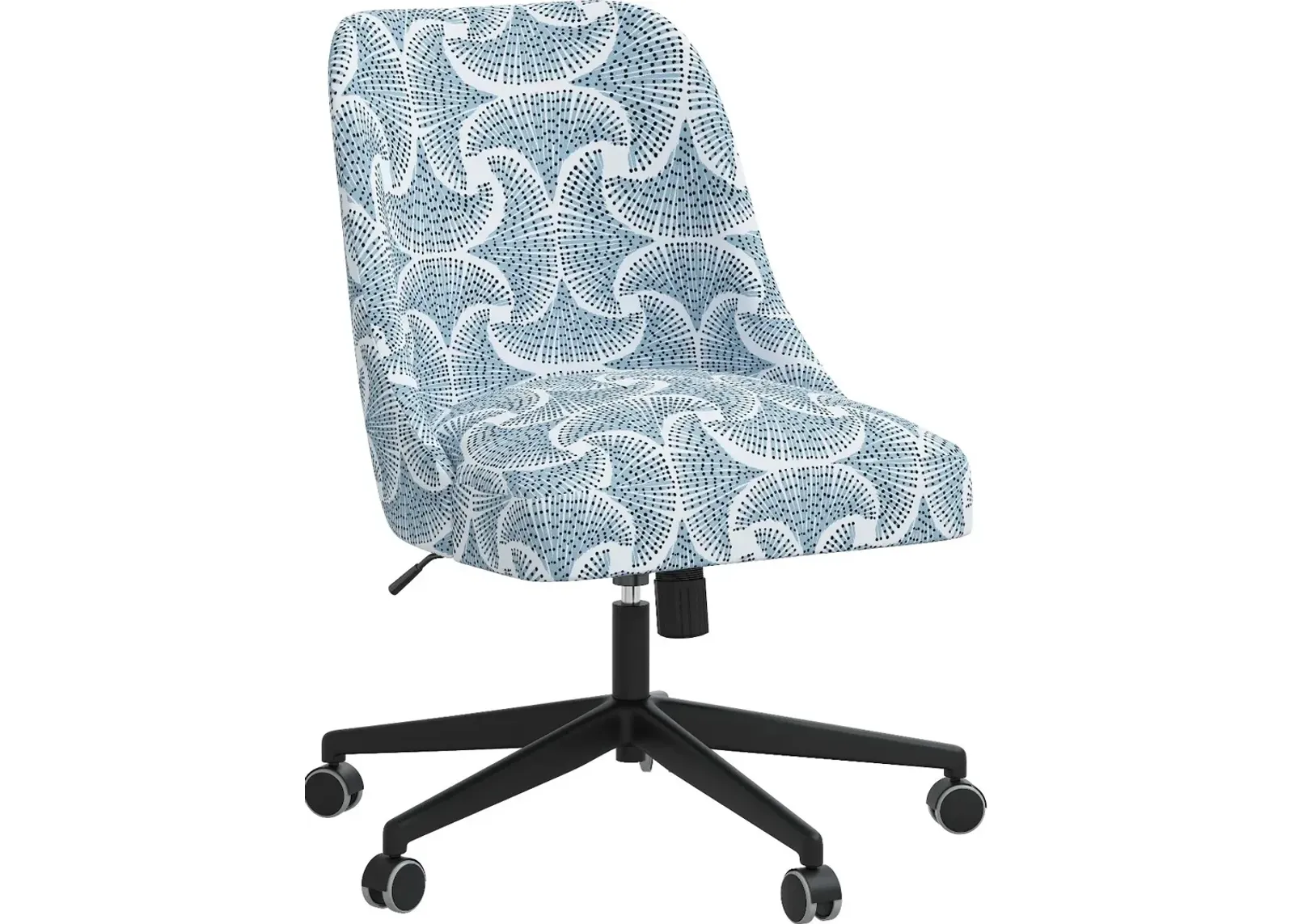 Spencer Sea Fan Blue Office Chair - Skyline Furniture