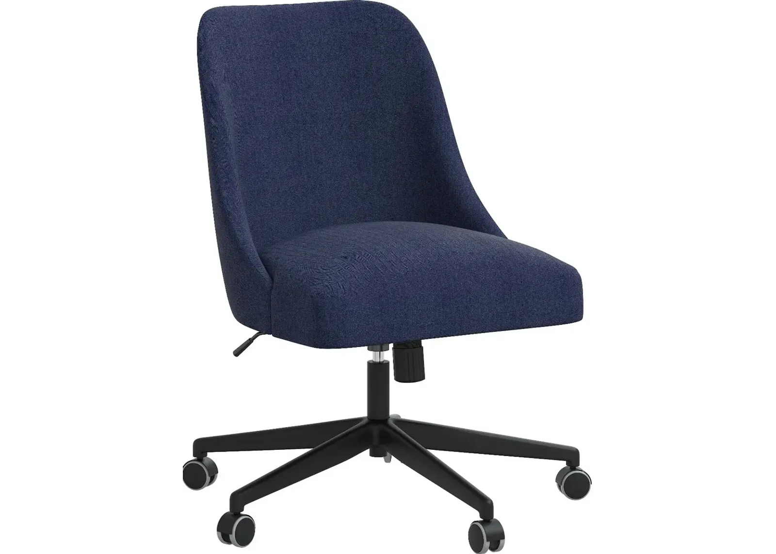 Spencer Dark Blue Office Chair - Skyline Furniture