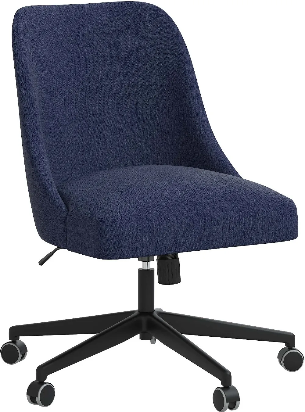 Spencer Dark Blue Office Chair - Skyline Furniture