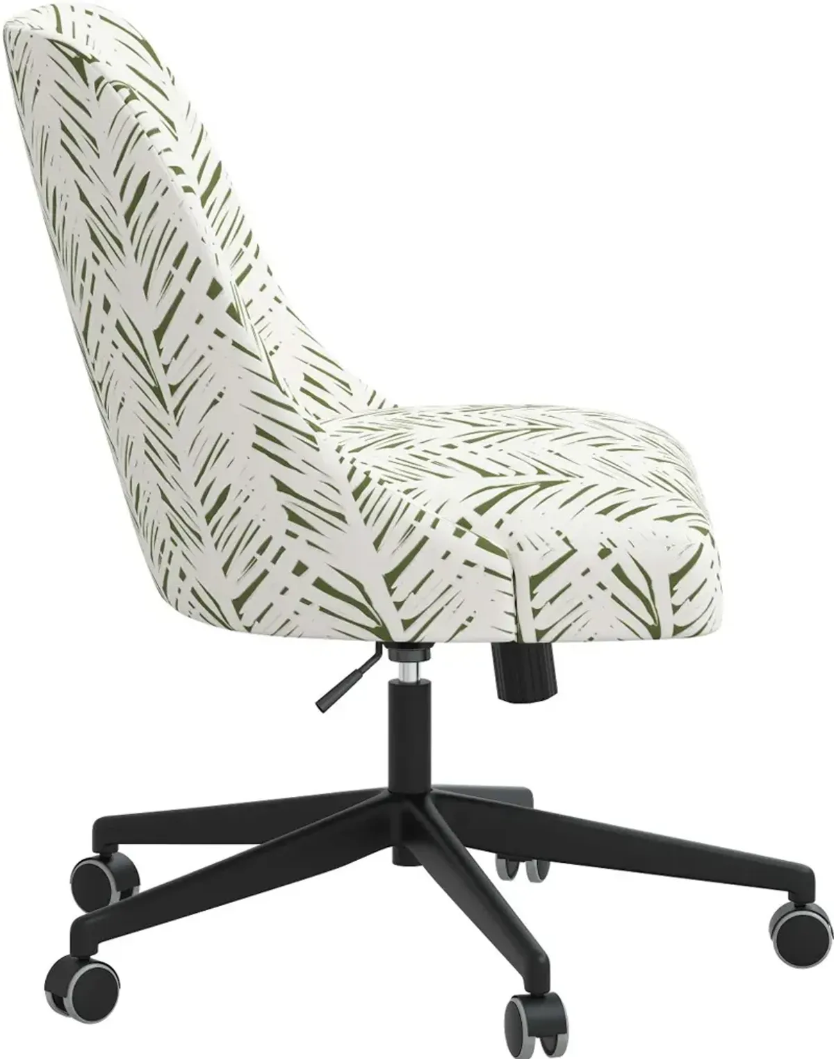 Spencer Brush Palm Leaf Office Chair - Skyline Furniture