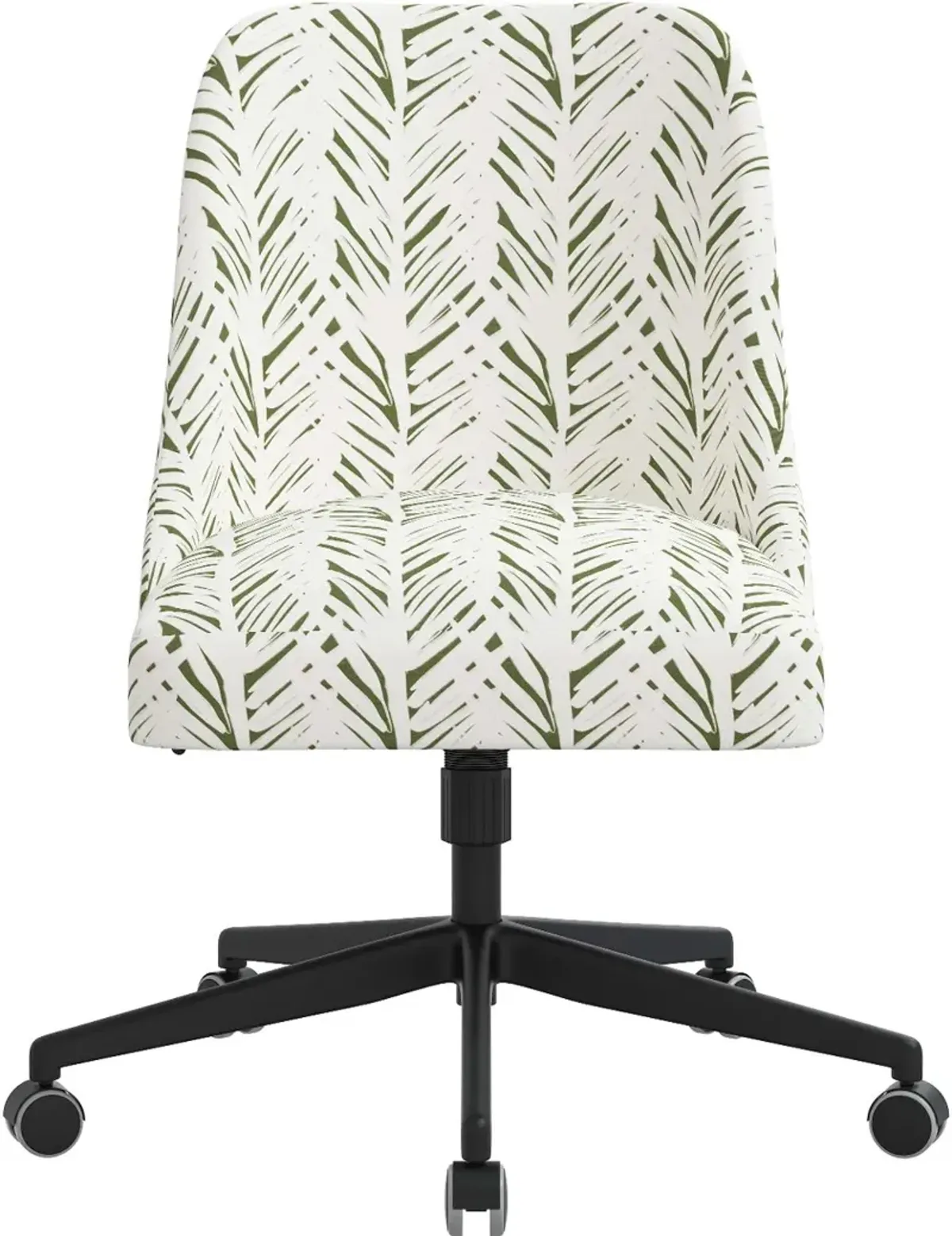 Spencer Brush Palm Leaf Office Chair - Skyline Furniture