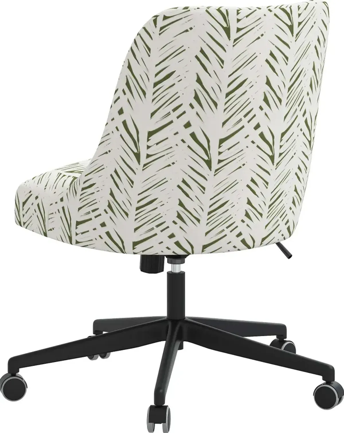 Spencer Brush Palm Leaf Office Chair - Skyline Furniture