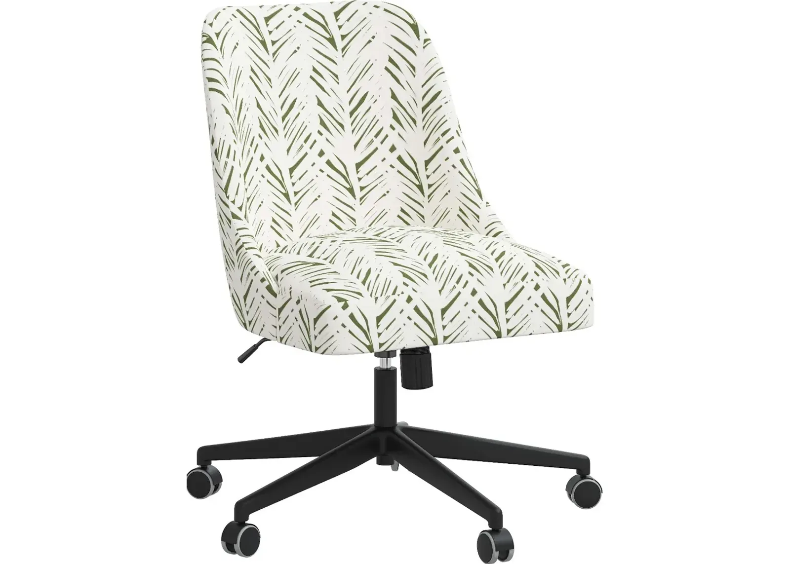 Spencer Brush Palm Leaf Office Chair - Skyline Furniture