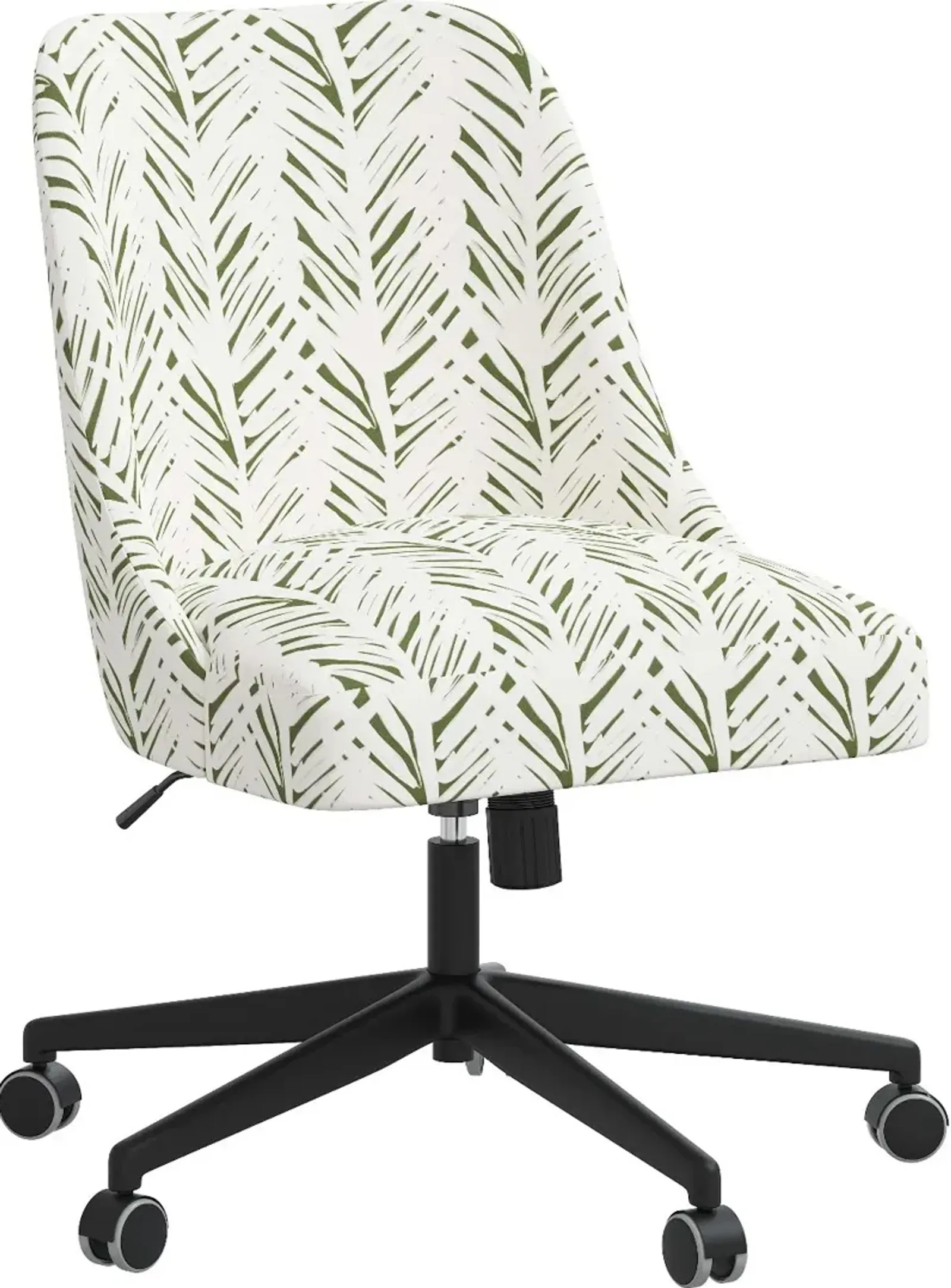 Spencer Brush Palm Leaf Office Chair - Skyline Furniture