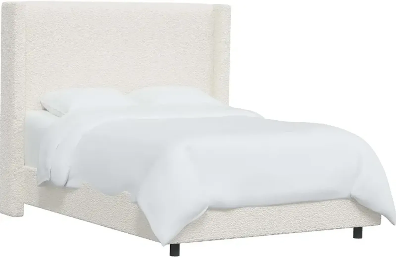 Penelope Sherpa Straight Wingback Full Bed - Skyline Furniture