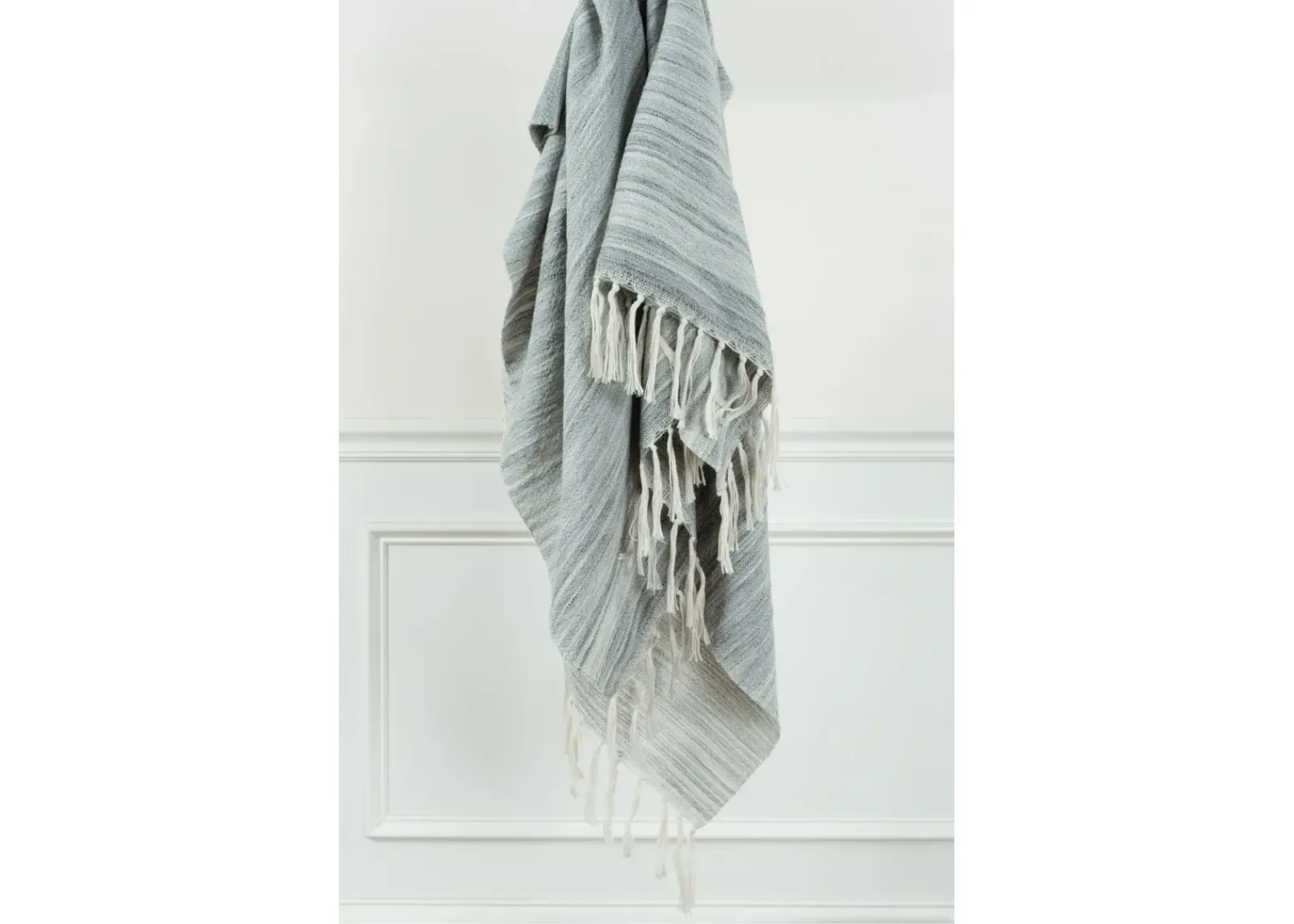 Miller Gray Throw Blanket