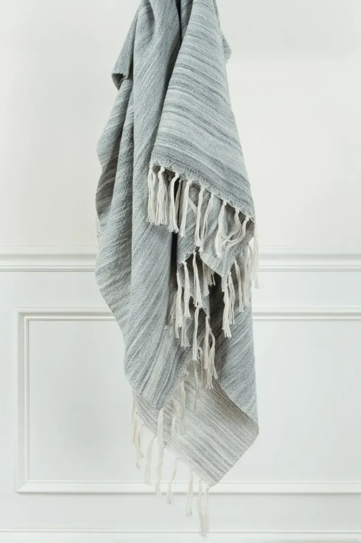 Miller Gray Throw Blanket