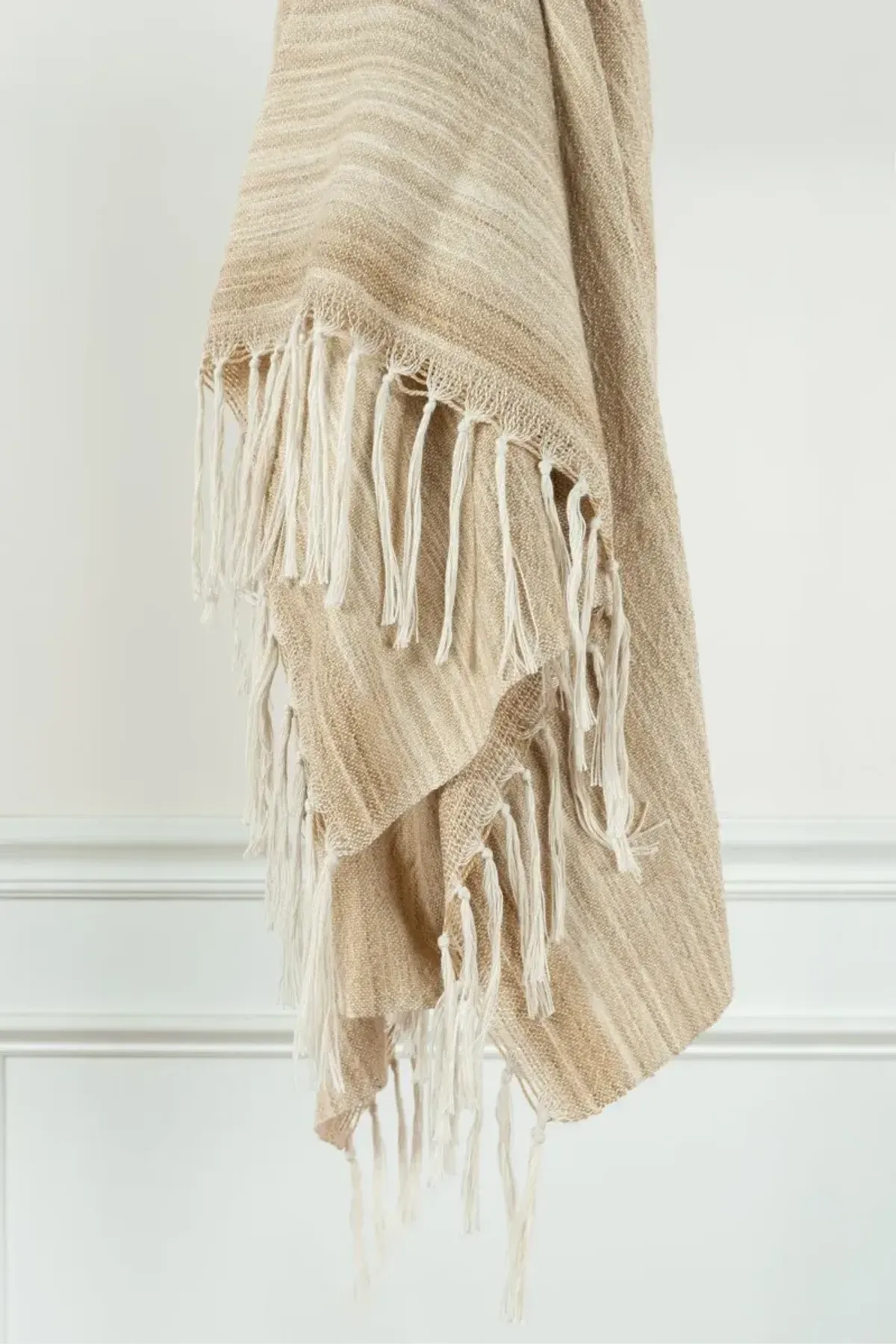 Miller Khaki Throw Blanket