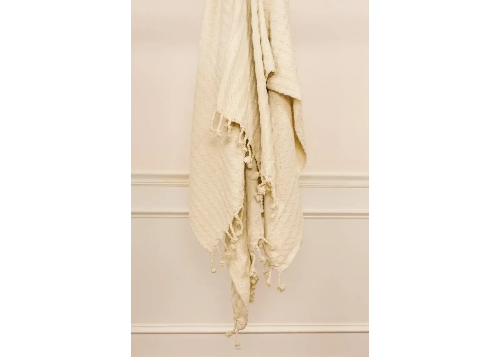 Bishop Ivory Throw Blanket