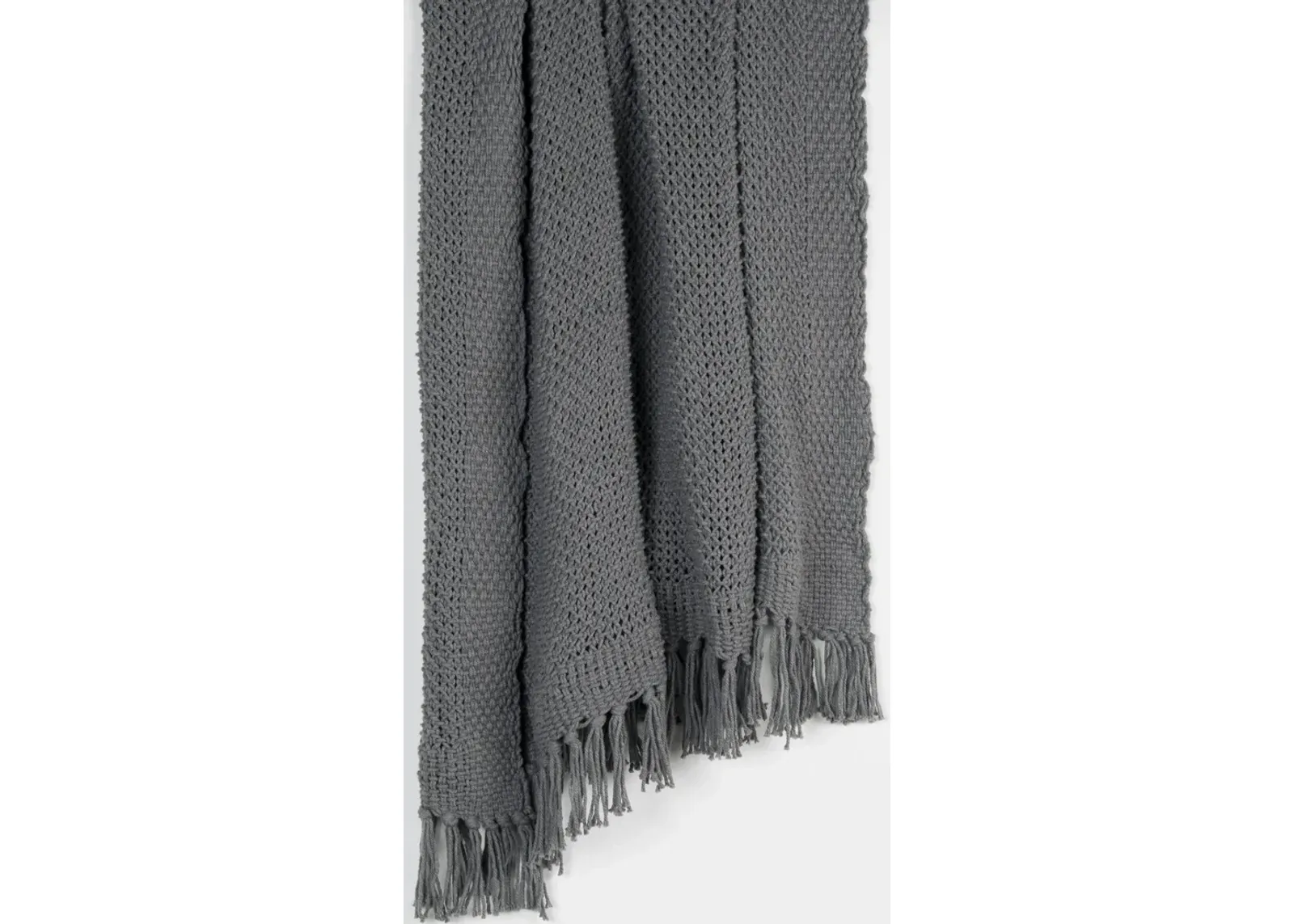 Winston Gray Throw Blanket