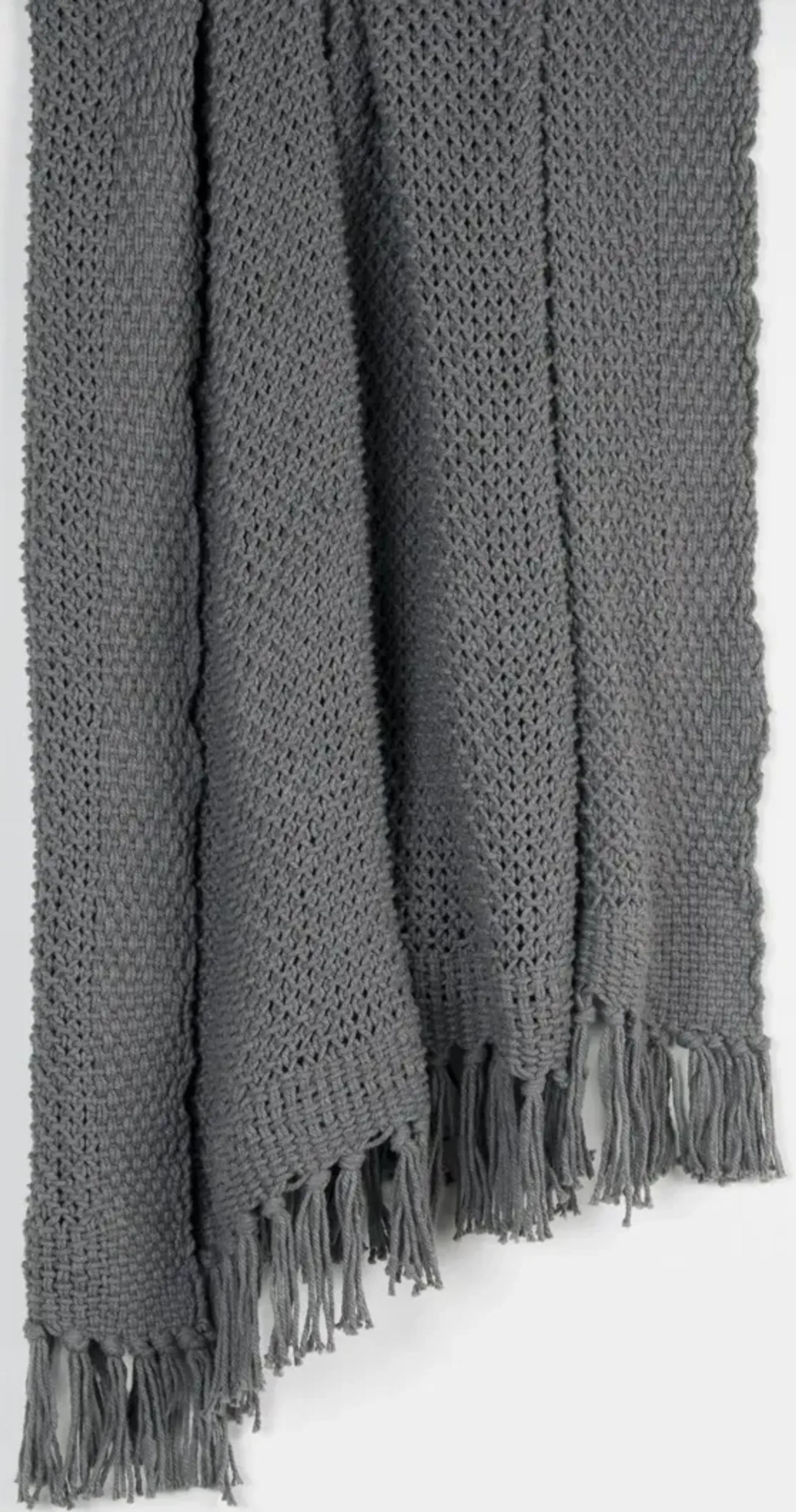 Winston Gray Throw Blanket