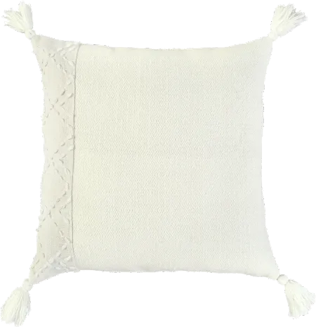 Diamond Ivory Accent Pillow