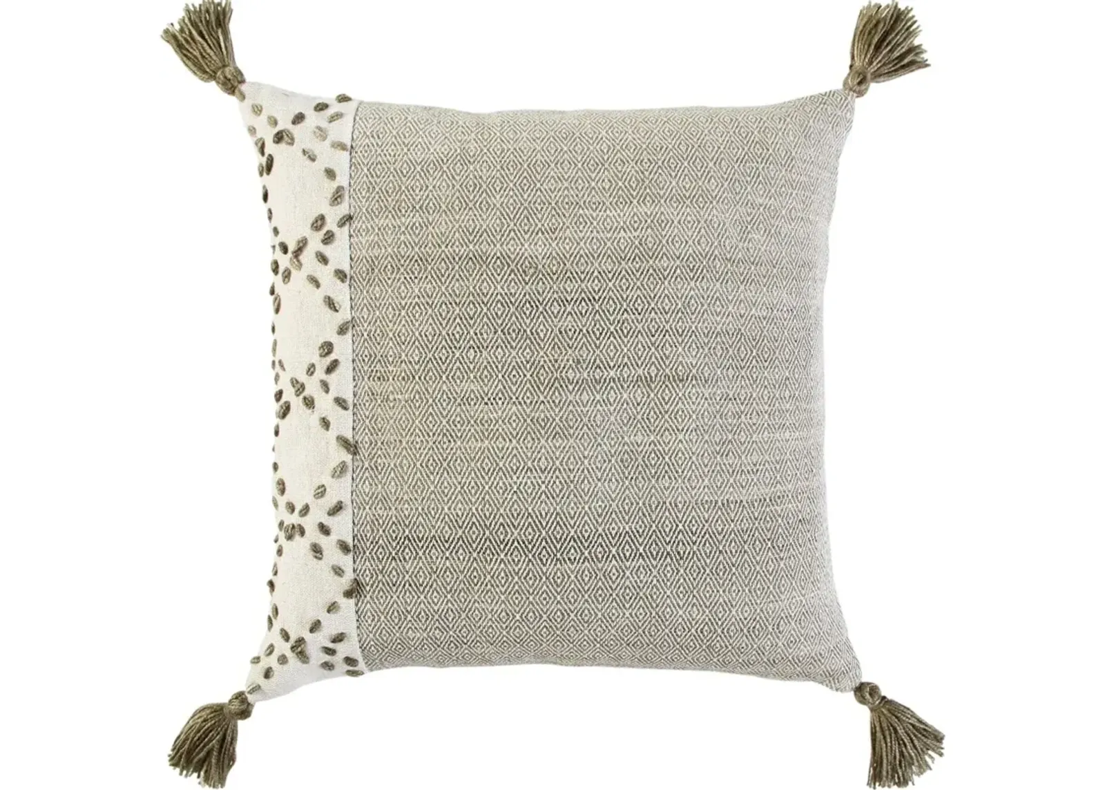 Diamond Taupe Accent Pillow