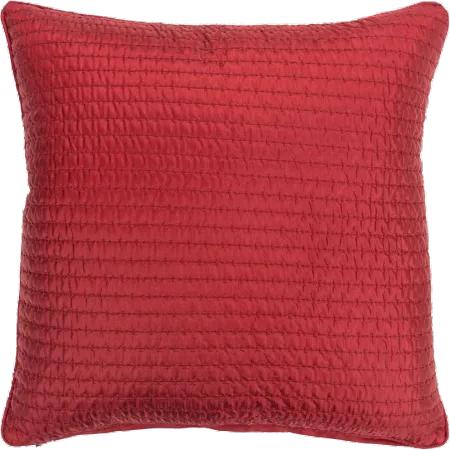 Raquelle Deep Red Accent Pillow