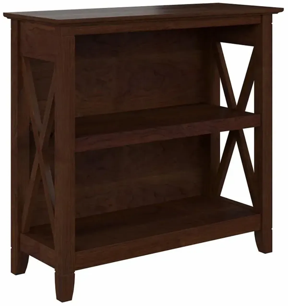 Key West Bing Cherry 2-Shelf Bookcase