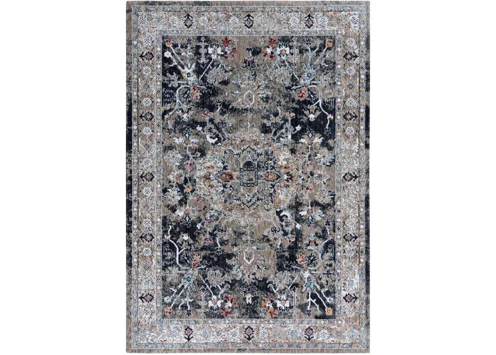 Signature 5 x 8 Dark Gray Area Rug