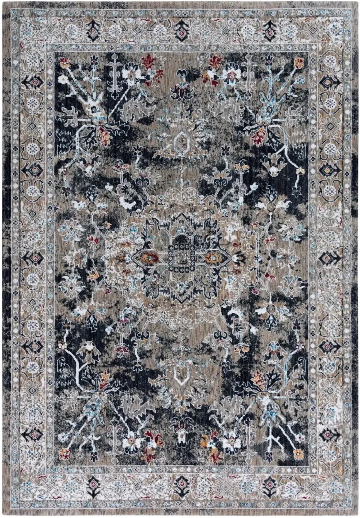 Signature 5 x 8 Dark Gray Area Rug