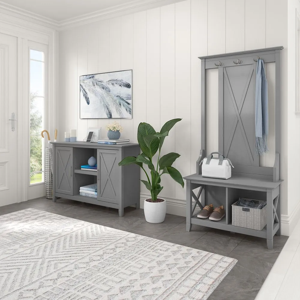 Key West Cape Cod Gray Accent Cabinet - Bush Furniture