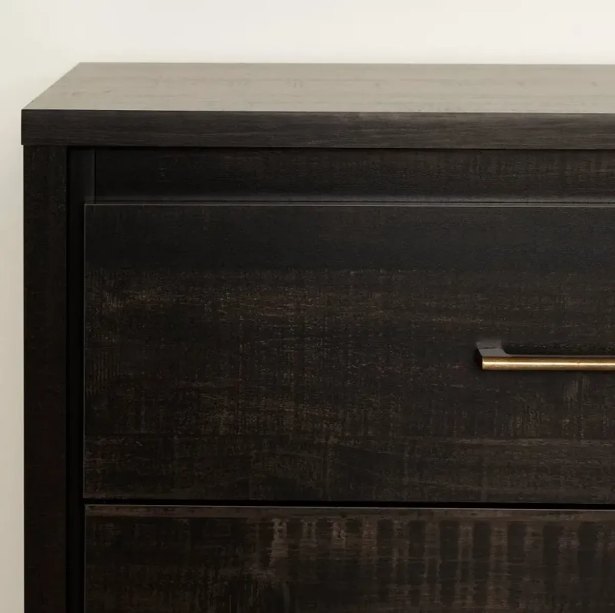 Gravity Rubbed Black 6 Drawer Dresser - South Shore