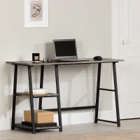 Mezzy Ash Oak Computer Desk - South Shore