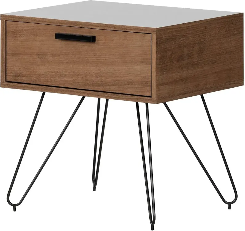 Vito Dark Wood End Table - South Shore