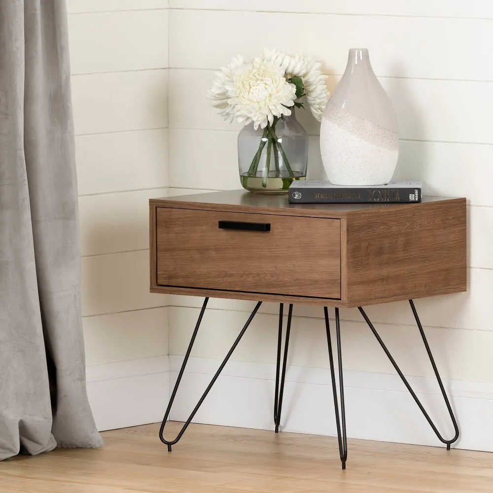 Vito Dark Wood End Table - South Shore